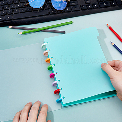 Indexregister-Trennblätter aus Kunststoff für Notizbücher mit Plattenbindung&nbsp;AJEW-WH0270-719B-01