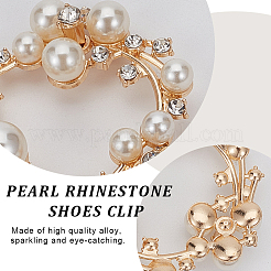 Decoración de zapatos de perlas de imitación de plástico&nbsp;FIND-GF0004-99