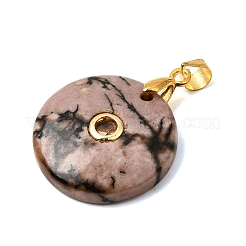 Colgantes naturales rhodonite&nbsp;GG-CBA260E-03G-16