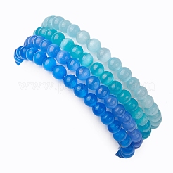 Bracelets stretch avec perles d'œil de chat&nbsp;BJEW-JB10968