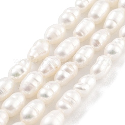 Brins de perles de culture d'eau douce naturelles&nbsp;PEAR-P062-04C