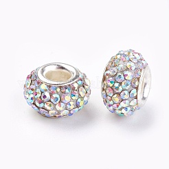 Klasse A Strass European Beads&nbsp;CPDL-H001-12x9mm-10