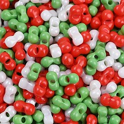 Perles de rocaille en verre sur le thème de Noël&nbsp;SEED-K010-03E