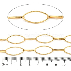 Catene a maglie ovali e a nocciolina in acciaio inossidabile 304 con placcatura ionica da 10 m (IP)&nbsp;CHS-G034-10G