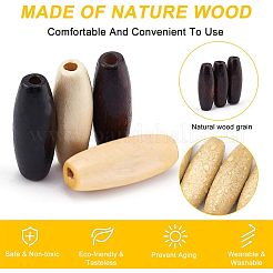 Perle en bois&nbsp;DIY-OC0009-02