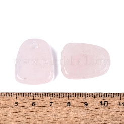 Pendentifs de quartz rose naturel&nbsp;G-N362-06E