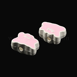 Perline smaltato in lega&nbsp;PALLOY-Q445-23