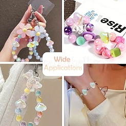 42pcs 7 Farben transparente Acrylperlen&nbsp;MACR-YW0004-68