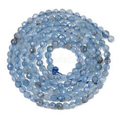 Natürliche teufelsblaue Aquamarin-Perlenstränge&nbsp;GG-CBAF158-D01-01