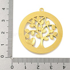 Pendentifs en strass en acier inoxydable 304 avec placage ionique (IP)&nbsp;STAS-U007-03D-G