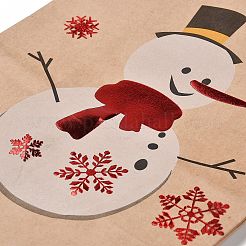 Sacchetti di carta rettangolari con stampa a caldo a tema natalizio&nbsp;CARB-F011-02E