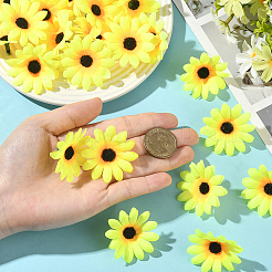100 Stück künstliche Sonnenblume aus Stoff&nbsp;DIY-SP0005-96A