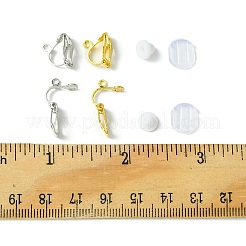 40 Stück 2-farbige Ohrclips aus Eisen&nbsp;KK-FS0001-27