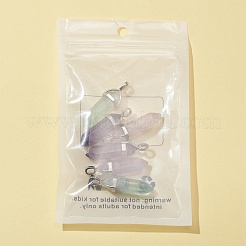 6 Stück 3 Stile Naturstein gemischte doppelendige spitze Anhänger&nbsp;G-FS0002-48