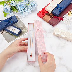 12 Stück 6 Farben rechteckige Geschenkboxen aus Karton&nbsp;CON-PH0002-87