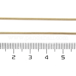 Ionenplattierung (IP) 304 Edelstahl runde Schlangenkette Halskette für Männer Frauen&nbsp;NJEW-K245-016C