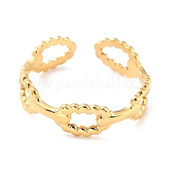 Anelli in acciaio inossidabile 304 placcati ioni (ip)&nbsp;RJEW-L102-39G
