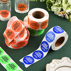 4 Rolle 4 Farben Papier-Klebeetikettenaufkleber&nbsp;STIC-SP0001-12