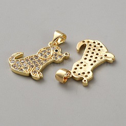 Ottone micro spianare pendenti zirconi&nbsp;FIND-WH20015-074