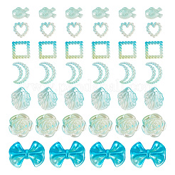 Perles en plastique abs opaques&nbsp;FIND-TAC0016-33A