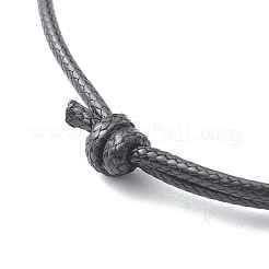 Bracciali con cordino regolabile in poliestere cerato&nbsp;BJEW-JB06543