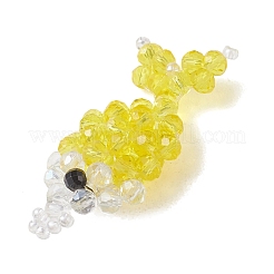 Ab Farbe überzogen Glas-Anhänger&nbsp;PALLOY-MZ01330-01