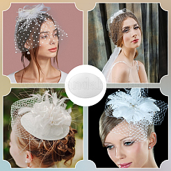 10 Stück runde Fascinator-Hutbasis aus Eva-Stoff für Millinery Magic&nbsp;AJEW-BC0009-72