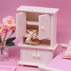Kleiderschrank aus Holz im Miniformat&nbsp;PW-WG67361-01