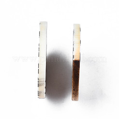 Pendentifs en bois de résine et de noyer&nbsp;RESI-S389-079