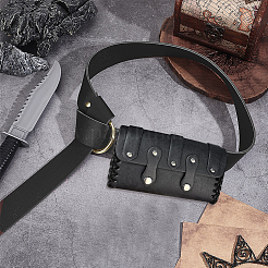 Ensemble sac banane et ceinture en cuir&nbsp;AJEW-CL0003-58B