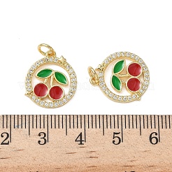 Ottone micro spianare pendenti zirconi&nbsp;KK-L243-17G