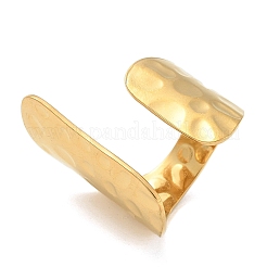 Offene Manschettenringe aus 304 Edelstahl für Unisex&nbsp;RJEW-Q003-07G