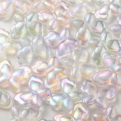 Placage uv perles acryliques transparentes lumineuses&nbsp;OACR-P010-11