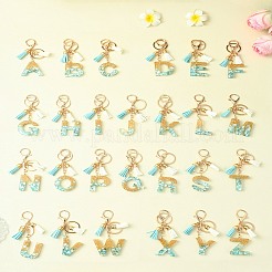Porte-clés pendentif en résine époxy transparente&nbsp;KEYC-FS00022-19