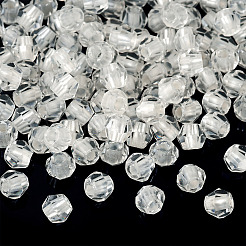 2 Beutel mit 200 transparenten Glasperlen&nbsp;GLAA-TA0003-44A