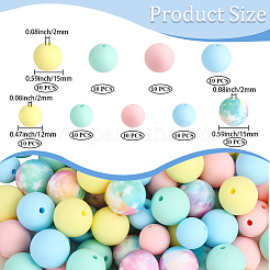 100 pz perline in silicone&nbsp;SIL-PA0001-40A
