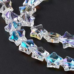 Chapelets de perles en verre à facettes&nbsp;EGLA-E030-01D