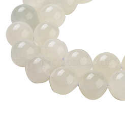 Bianco naturale perline pietra di luna fili&nbsp;X-G-D294-8mm