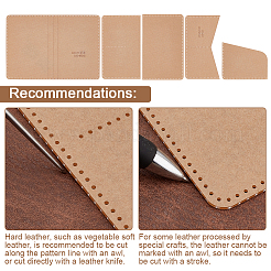 DIY handgemachtes Acryl-Geldbörsenkarten-Vorlagenset&nbsp;DIY-WH0430-589B