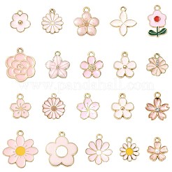 80 Stück 20 Arten Legierung Emaille Anhänger&nbsp;ENAM-FS0004-24