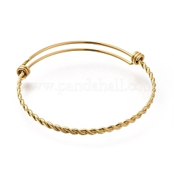 304 Edelstahl-Dreharmreifen für Damen&nbsp;BJEW-M233-01G