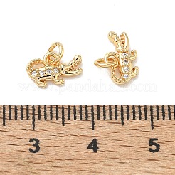 Ciondoli Shegrace in ottone con micro pavé di zirconi cubici trasparenti&nbsp;XGRQ3D761-471G