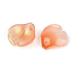 Pendenti a forma di petalo in vetro trasparente&nbsp;GLAA-T030-05A