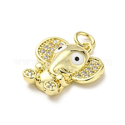 Pendenti in ottone smaltato con zirconi cubici&nbsp;FIND-Z023-15G