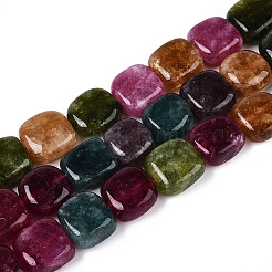 Natürliche weiße Jade perlen Stränge&nbsp;G-N354-01A-01