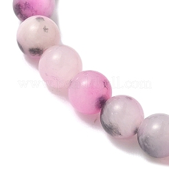 Stretch-Armbänder aus natürlich gefärbter persischer Jade und gefärbten synthetischen Türkisperlen für Frauen&nbsp;BJEW-JB12002