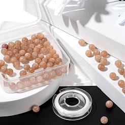 100 pz 8mm grado aaa pietra preziosa naturale perline rotonde in pietra del sole&nbsp;DIY-LS0002-56
