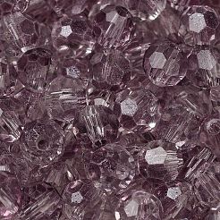 Cuentas redondas de vidrio de colores transparentes&nbsp;SEED-F006-04A-06