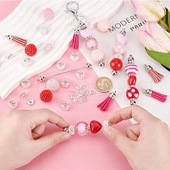 Kit per realizzare portachiavi con perline fai da te&nbsp;DIY-PH0017-44
