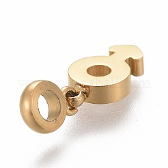 Placcatura ionica (ip) ciondoli in acciaio inossidabile 304&nbsp;LS-STAS-F259-023G